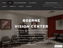 Tablet Screenshot of boernevisioncenter.com